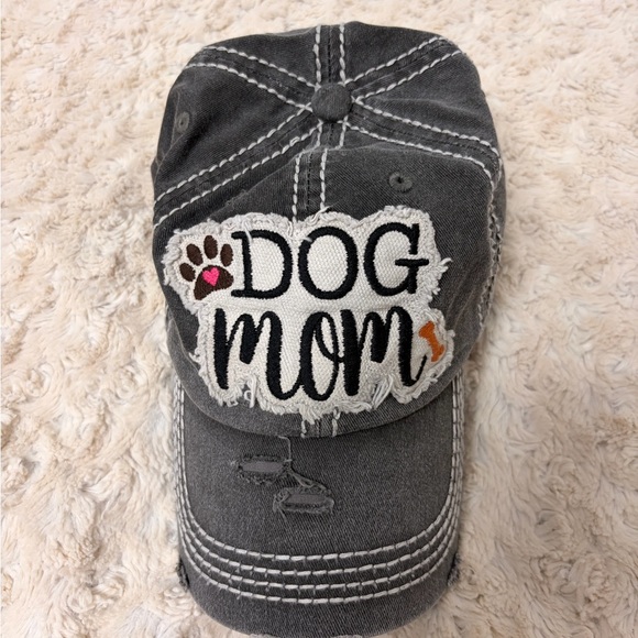 Vintage Gray Dog Mom Hat - Picture 1 of 3